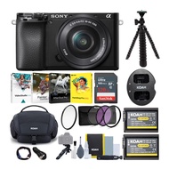 Sony Alpha a6100 APS-C Mirrorless Interchangeable-Lens Camera with 16-50mm Lens Bundle with Accessor