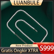 LUANBULE Silver Jewelry Necklace S999 Zircon