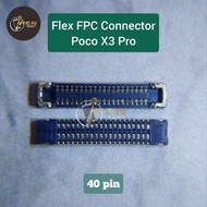 MESIN EC99 Socket Connector FPC Flex Poco X3 Pro Original Socket Connector In Machine