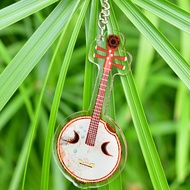 Piano Guitar Violin Guzheng Drums Saxophone Music Instrument Shaped Charms
