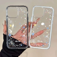 casing realme c15 realme 10 pro 5g casing Korean Style Colorful Stars Suitable for OPPOa58x Phone Ca