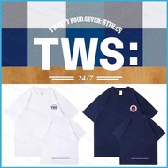 NS1 TWS TWENTY FOUR SEVEN WITH US 24/7 KPOP fans gift T-shirt short sleeve top tee SN1