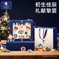 Uk evoceler Baby Toys Handbell0-6Month1Newborn Baby Toy Gift Box Soothing Teether