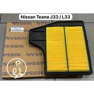 (100% ORIGINAL) NISSAN AIR FILTER 16546-3TA1B / 16546-3TA0A NISSAN TEANA L33 / J33 2013-2018