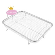 Stainless Steel Air Fryer Grill Basket Air Fryer Tray Wire Rack Basket