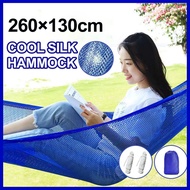 Hammock Duyan Travel Hammock with Storage Bag Camping Hammock Outdoor Foldable Ice Silk Hammock Buai