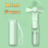 Handheld Fan Portable Mini Fan Rechargeable USB Fan Small Fan Foldable Fan