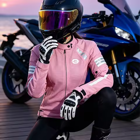 Women Motocross Jacket Summer Breathable Motorcycle Riding Jacket Cycling Jacket Outdoor Sports Tops