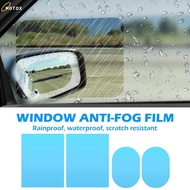 2PCS Car Rainproof Film Sticker Car Rearview Mirror Rain Film Clear Sight Rainy Anti Fog Waterproof