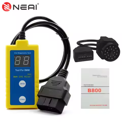 Airbag Scan Reset Tool B800 OBD2 Scanner For BMW E36 E46 E34 E38 E39 Z3 Z4 X5 1994-2003 Read Clear T