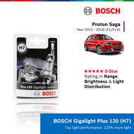 Bosch Plus 120 Gigalight H7 Headlight Bulb for Proton Saga FL / FLX