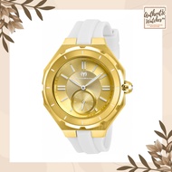 Technomarine 118005 Cruise Sea Lady Yellow Gold Dial Quartz White Strap 37.5mm Women's Watch