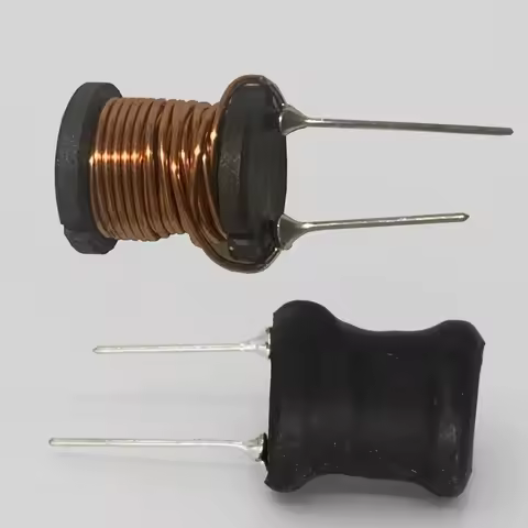 8*10mm 8x10mm PK0810 470UH 500UH 680UH 820UH 1MH 1.2MH 1.5MH 2P 2 PinS Plug-In Inductance Choke DIP 