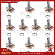 Guitar Small Size Pots B500K Potentiometers For Guitar  Parts (Pack Of 10)