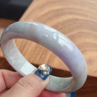 春帶彩翡翠手鐲 | 18.5圍 | 天然緬甸玉翡翠A貨 | 送禮