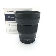 行保到2026年 Sigma 56mm F1.4 DG DN  For Fujifilm X Mount