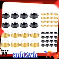 【A-NH】Transparent Plastic Moon Cake Box Mini Cupcake Box Biscuit Muffin Box with Dome Cover Suitable for Wedding