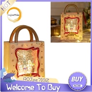 Christmas Snow Globe Lantern Musical Lighted Snow Globe Lantern Battery Powered Night Light Handbag 