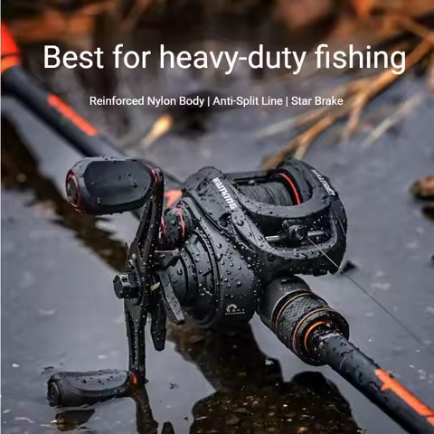 KastKing Brutus Baitcasting Fishing Reel Magnetic Brake System Anti Backlash Long Casting For Freshw