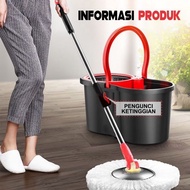 Spin Mop Microfiber Floor Mop Tool Can Rotate 360 Degrees Automatically With Water Container Mop With Squeeze