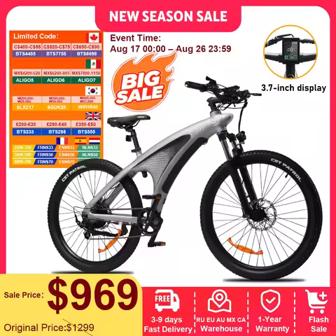 HX Q5 E Bike 2000W Adults Electric Bike 2000W 48V 20AH 27.5 Inch Electric Bicycle City E Bikes Mount
