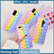 ㍿(Ready Stock) Oppo Realme Pop It Case A5s A7 A3s Soft Silicone Phone Case