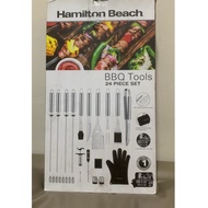 hamilton beach 24 pcs bbq tool set