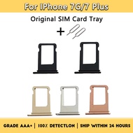 AAA++++ SIM Card Tray for iphone 7 Socket slot iPhone 7 Plus SIM Tray iphone 7 Phone Cato Replacement SIM Holder Housing Adapter