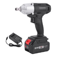 300 N.M Brushed Electric Impact Wrench with Battery and Charger 1/2inch Cordless Electric Wrench Ele