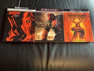 Hellboy 1, 2 &amp; 3 4K Ultra HD &amp; Blu-ray 美版紙盒版