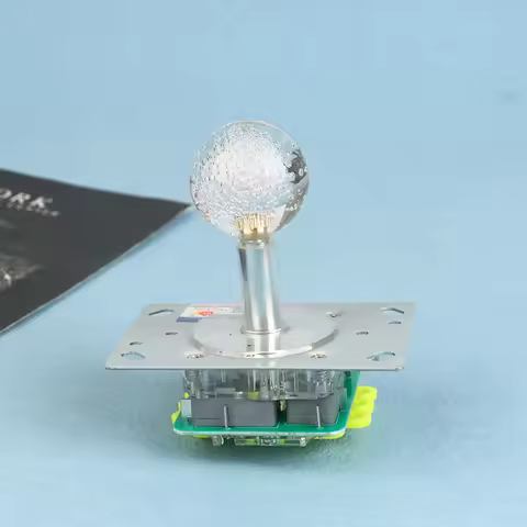 【Illuminated LED Arcade Joystick Colorful Glow Joystick For Claw Crane Machine Arcade Game Fishing M