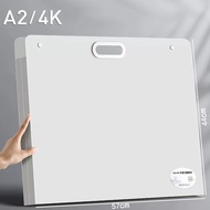Transparent Frosted File Bag A4/A3 Document File Holder Handheld File Bag Manuscript Storage Bag Wat