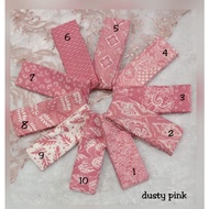KATUN Dusty Pink Stamped batik Fabric - Prima Cotton Fabric - Pekalongan batik Fabric - batik Fabric - Metered batik Fabric - premium batik Fabric - premium Metered batik Fabric - Pekalongan batik Fabric