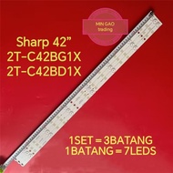 SHARP 2T-C42BD1X / 2T-C42BG1X 42" LED TV BACKLIGHT 2TC42BD1X 2TC42BG1X
