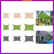 [Tachiuwa2] Fabric Awning Shelter, Waterproof Shade Sail Rectangle Awning Canopy for Patio