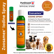 Zoosamexยฎ๏ธ Iodine Spray/Wound Treatment/Semburan Rawatan Luka Kucing/100% Original & Authentic 250ml