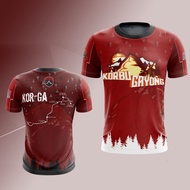 BAJU HIKING KORBU GAYONG KORGA 3 | Sublimation Tshirt Jersey