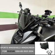 For SUZUKI GSX-8S GSX8S 2023 2024 gsx8s Motorcycle Accessories Windshield Sports Touring WindScreen 