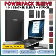 TAS LAPTOP HANDBAG Lenovo 2in1 Yoga Book 9i 13.3" Inch 4in1 SET LAPTOP STAND BAG TAS PU LEATHER SLEE