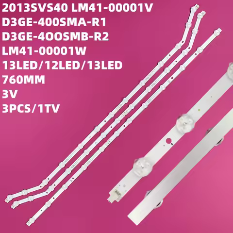 LED strip For UE40EH5450 UA40H6203 UN40EH5000W LM41-00001W UE40H4200AK UE40EH5000 UE40EH5030 UE40EH5
