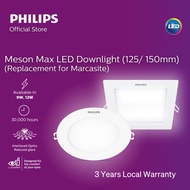 Philips Meson Max LED Slim Downlight - 3 Years Warranty and 30,000 hours lifetime | Replacement for 