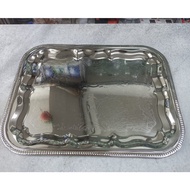 YOSHIKAWA 604 AN RECTANGULAR STAINLESS TRAY 41X31 CM
