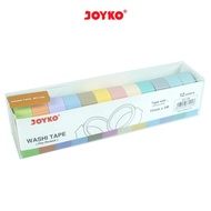 joyko washi tape warna wt-100 satuan / pita perekat harga satuan