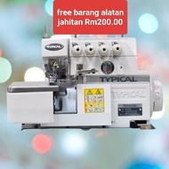 mesin jahit tepi typical industri (free barang alatan jahitan rm200.00)