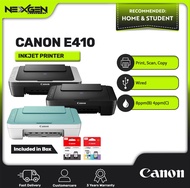 Canon Pixma E410 Black / Grey All In One A4 Color Inkjet Printer ( Print Scan Copy ) / Canon PG-47 C