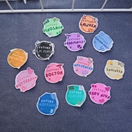 HZA Waterproof Glitter FUTURE Stickers | Careers, Dinosaur, Butterfly, Baby Niya