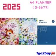 Uni Paper 2025 Card Cover Planner A4 ( PLA-CC/S )