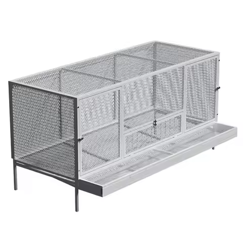 Outdoor Large Chicken Cage Weasel-Proof Rabbit Hutch & Pigeon Coop, Multi-Purpose Animal Enclosure r