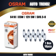 OSRAM Original 6418 | Halogen Bulb | C5W 12V 5W SV8.5-8 | 100% Original | Auto Trendz