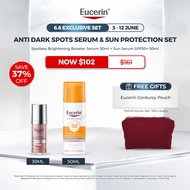 [6.6 EXCLUSIVE] Eucerin Spotless Brightening Serum & Sun Protection Set (Booster Serum 30ml + Sun Se
